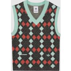 Adidas Men Vests adidas x Wales Bonner Intarsia-Knit Vest