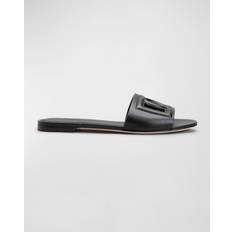 Dolce & Gabbana Bianca Interlock Slide Sandal