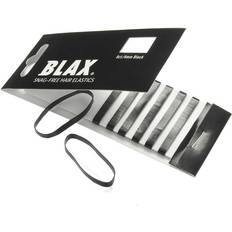 Hårtilbehør Blax Snag-Free Hair Elastics Black 8-pack