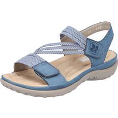 Rieker Pantoffeln & Hausschuhe Rieker Klassische Sandalen blau