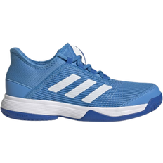 Racketsportsko adidas Kid's Adizero Club Tennis Shoes - Pulse Blue/Cloud White/Glow Blue
