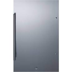 Gray Freestanding Refrigerators Summit Appliance 19 Mini Silver, Gray