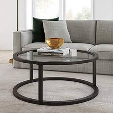 Glasses Coffee Tables Hudson & Canal Finley Sloane Parker 35'' Wide Coffee Table