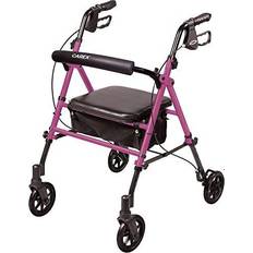 Rollator walker with seat Carex Lightweight 250lbs rolling walker rollator walker with seat and back support