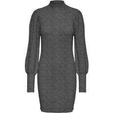 Kjoler Only Katia Knitted Dress - Mottled Grey