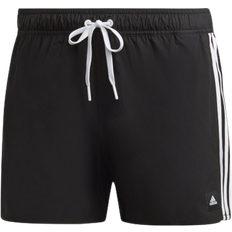 Badebukser adidas 3-Stripes CLX Very Short Length Swim Shorts - Black/White