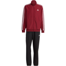 adidas 3-Stripes Woven Tracksuit - Shadow Red/Black