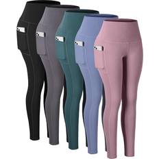 CHRLEISURE Leggings with Pockets for Women, High Waisted Tummy Control  Workout Yoga Pants Butt Lifting Leggings (