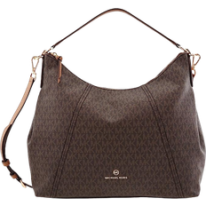 Michael Michael Kors Women's Voyager Medium Crossgrain Leather Tote Bag, Buttermilk Multi