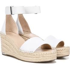 Franco Sarto Women's L-Clemens Wedge Sandals in White Weave