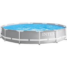 Round Pools Intex Prism Round Hybrid Metal Frame Pool Set Ø3.7x0.8m