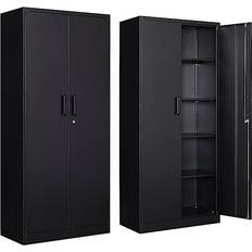 Cabinets Yizosh Garage Storage Cabinet 31.5x70.9"