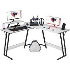Homall L Shaped Gaming Desk Computer Corner Desk PC with Large Monitor Riser Stand