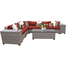 TK-CLASSICS 9-Piece Sectional Outdoor Lounge Set