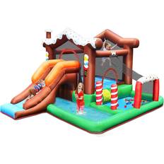 Honey Joy Inflatable Water Slide Bounce House without Blower