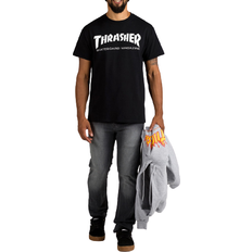 Thrasher Magazine Bekleidung Thrasher Magazine Skate Mag T-shirt - Black