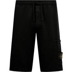 Stone Island Pants & Shorts Stone Island Fleece Bermuda Shorts - Black
