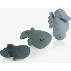 Liewood Badespielzeuge Liewood Badewannenspielzeug NORI SEA CREATURE 3er-Set in whale blue