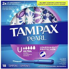 Tampax Pearl Ultra Tampons Unscented 18-pack