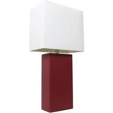Red Table Lamps Lalia Home Lexington 21' Bedside Table Lamp
