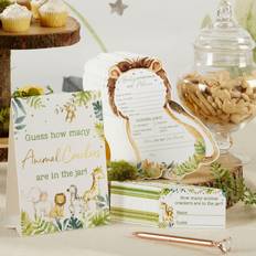 Table Decorations Kate Aspen Safari Baby Shower Decorations, One Size, Advice Cards &
