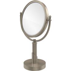 Allied Brass Soho Collection 8-in Vanity Top Make-Up Mirror 2X Magnification Antique Pewter