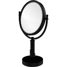 Allied Brass Soho Collection 8-in Vanity Top Make-Up Mirror 4X Magnification Matte Black