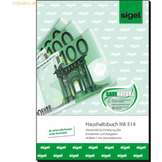 Kalender & Notizblöcke Sigel Haushaltsbuch Formularbuch HA514
