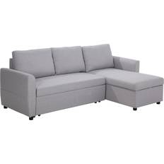 Homcom corner couch Sofa 214cm 3-Sitzer