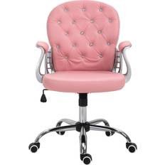 Rosa Bürostühle Vinsetto Chefsessel Schreibtischstuhl Bürostuhl