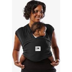 Baby Wraps Baby K'tan Wrap Carrier Pre Wrapped and Simple as 1-2-3, Pillowy Soft, Slip On Not Like Newborn Sling, No Rings, No Tying, No Buckles Original Black X-Small