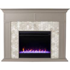 Gray Fireplaces Payton Color Changing Fireplace