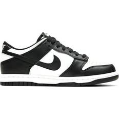 Leather Children's Shoes Nike Dunk Low Retro GS - White/Black