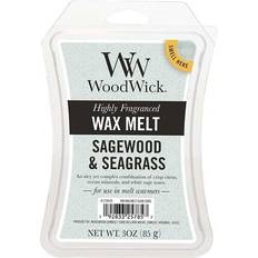 Green Wax Melt Woodwick Sagewood & Seagrass- Wax Melt 3.0oz Scented Candle