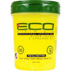 Eco Style Professional Styling Gel Black Castor & Avocado Oil Max Hold
