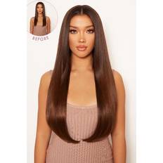 Clip-On Extensions Lullabellz Thick 24" 1 Piece Straight Clip In Hair Extensions Golden