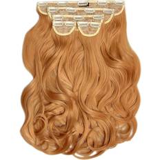 Lullabellz Super Thick 22" 5 Blow Dry Wavy Clip Strawberry Blonde