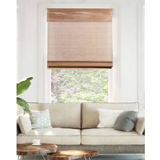 Brown Pleated Blinds Chicology Bamboo Blinds