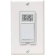 Honeywell Electrical Outlets & Switches Honeywell Light Switch 7 Day Programmable Off-White