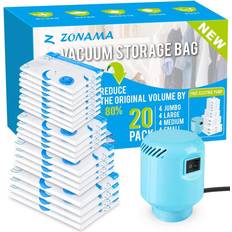 Vacuum Storage Bags with Electric Air Pump 20pcs