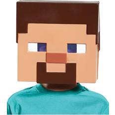 Masken Disguise Minecraft-Lizenzmaske Steve Videospielmaske hautfarben-braun