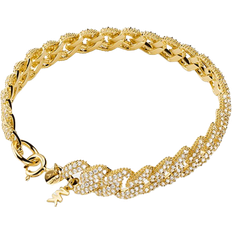 Michael Kors Curb Link Bracelet - Gold/Transparent