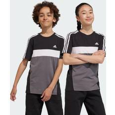 adidas Tiberio 3-Stripes Colorblock Cotton T-Shirt 7-8Y,9-10Y,11-12Y,13-14Y,15-16Y