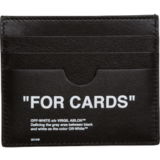 Off-White Quote Credit Card holder - Black