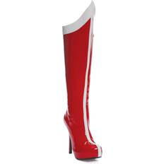 Schuhe Ellie Shoes Damen 517-Comet Stiefel, Rot rot/weiß