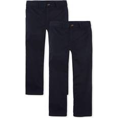 The Children's Place Boy's Uniform Stretch Straight Chino Pants 2-pack - New Navy