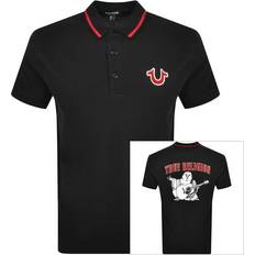 True Religion Tops True Religion Men's Logo Polo Shirt Black