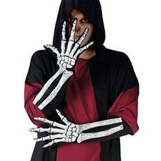 Fun World Wrist Bone Skeleton Gloves Adult