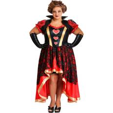 Fun Plus Size Women's Dark Queen of Hearts Costume