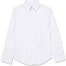 Calvin klein white dress Calvin Klein Boy's Husky Dress Shirt White